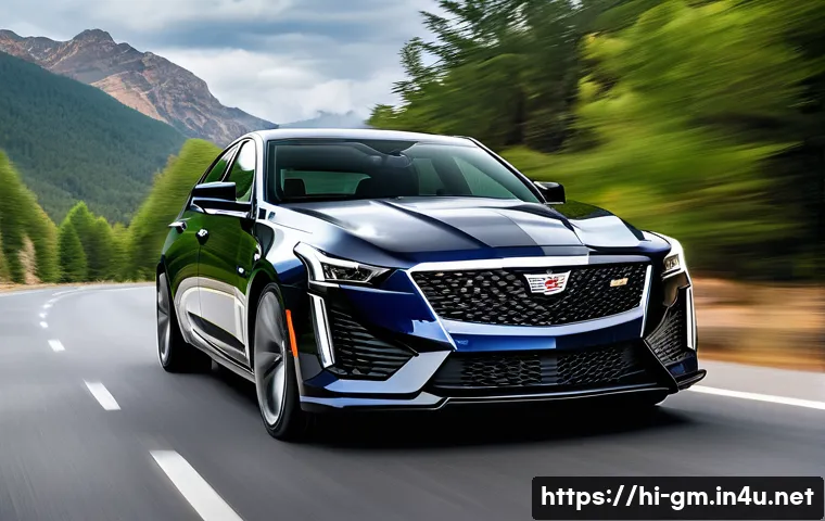 지엠 캐딜락 CT5 V 블랙윙의 고성능 리뷰 관련 이미지 2